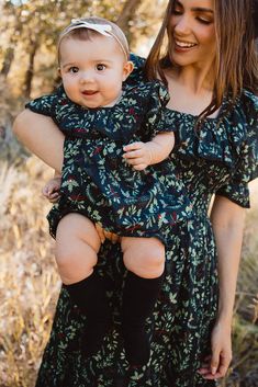 Baby Gracie Dress Set in Holly Modest Feminine, Holly Print, Modest Women, A Match Made In Heaven, Match Made In Heaven, Smocked Dress, Women Outfits, Made In Heaven, Dress Set