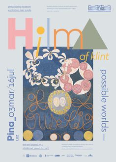 a poster with an image of flowers and the words, hin'm on it