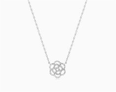 14K White Gold Flower Motif Diamond Necklace. Flower Diamond Necklace with brilliant cut diamonds prong-set on a gold setting. This exsquite design is classic and trendy look for every day wear.Designed with a signature clasp for a perfect adjustable fit. Its is a perfect girf for a special occasion. aka Diamond Necklaces Elegant Flower Shaped Jewelry With Pave Setting, White Gold Diamond Necklace With Flower Shape Accents, Luxury White Gold Flower Shaped Diamond Necklace, Formal White Gold Necklace In Flower Shape, Formal White Gold Necklace With Flower Shape, Formal White Gold Flower-shaped Necklace, Fine Jewelry White Gold Flower-shaped Diamond Necklace, Elegant Diamond Necklace With Rose Cut Flower Pendant, Fine Jewelry White Gold Diamond Necklace In Flower Shape