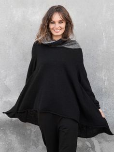 pic 1 Chic Black Oversized Tunic, Oversized Black Casual Tunic, Oversized Black Chic Tunic, Oversized Black Tunic, Oversized Long-sleeved Summer Tunic, Flax Clothing, Bryn Walker, Planet Clothing, Knit Tunic