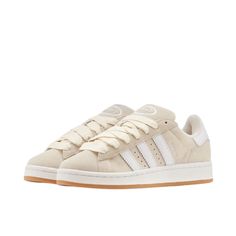 Campus 00s Wonder White, Adidas Campus 00s Wonder White, Adidas Campus 00s Beige, Campuses Adidas, Summer Outfits Men Beach, Adidas Campus Shoes, Campus Adidas, Cute Adidas Shoes, Cream Outfit