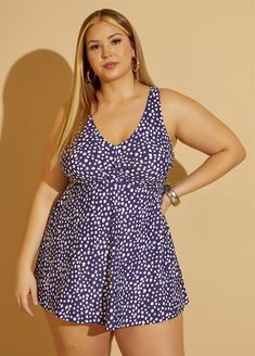 A beautiful vintage-style style perfect for poolside play, take the pretty dotted Lucia swimdress from Raisins Curve for a dip. Sleeveless Swim Dress With Built-in Bra For Pool, Polka Dot Mini Dress For Beach In Summer, Polka Dot Mini Dress For Beach And Summer, Polka Dot Mini Dress For The Beach, Fitted Polka Dot Mini Dress For Beach, Polka Dot Sleeveless Mini Dress For Beach, Sleeveless Polka Dot Mini Dress For Beach, Polka Dot Summer Sundress For Beach, Sleeveless Lined Tankini For The Beach