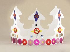 Paper Crowns, 24 White Africa Mission Trip, Kings Cake, Kids Party Hats, January Art, Mexican Furniture, 3 Kings, Circle Game, Paper Crowns, Faith Formation