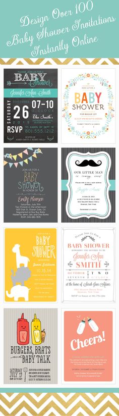 the wedding stationery is designed to look like an old fashioned baby shower