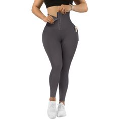 High Waist Corset Body Shaper Leggings With 3 Rows Of Adjustable Hooks In The Tummy Area. Slimily Corset Gym Yoga Leggings, Buttery Soft, Naked Feeling, 4 Way Stretch, No See Through, Moisture Wicking, No Pilling, No Muffin Top, No Camel Toe. Top Quality !!! Only Ones In The Market Come With Premium Thick Wide Full Elastic Waistband! Way Better Tummy Control. Than The Cheap Thin Layer Of Elastic. Matching Colors Hooks Material: 78% Nylon, 22% Spandex Waistline: High Silhouette: Close Fit Hemline Corset Leggings, Waist Corset, Ponte Leggings, Color Block Leggings, No See, Gymshark Leggings, Fleece Leggings, Velvet Leggings, Yoga Activewear