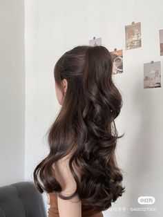 Fancy Half Up Half Down Hair, Hair Inspiration Long, Hair Up Styles, Hair Stylist Life, Short Hair Styles Easy, Aesthetic Hair