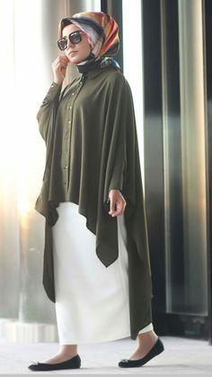 Kaftan With Hijab, Estilo Hijab, Modern Hijab Fashion, Muslimah Dress, Muslim Women Fashion, Mode Abaya, Hijabi Style, Muslim Fashion Dress, Hijab Chic