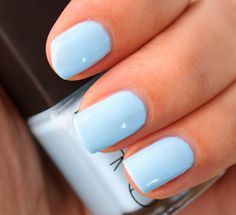 Sb Nails, Powder Blue Nails, Decorate Nails, Sassy Fashion, Nails Powder, Sky Blue Nails, Pastel Nails Designs, Design For Wedding