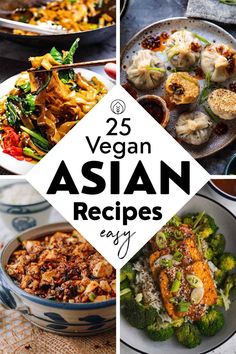 Healthy Asian Recipes, Vegan Asian Recipes, Healthy Food Menu, Vegan Asian, Recipes Vegan, Idee Pasto Sano, Meat Free, Vegan Eating, Vegan Dishes