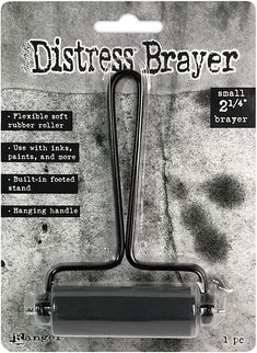 PRICES MAY VARY. Craft Supplies The 2.25 inch Tim Holtz Distress Brayer is ideal for various ink, paint, and texture techniques Use to apply inks, paints, and mediums to stamps, papers, and mixed-media surfaces Item Package Weight: 1.8 pounds