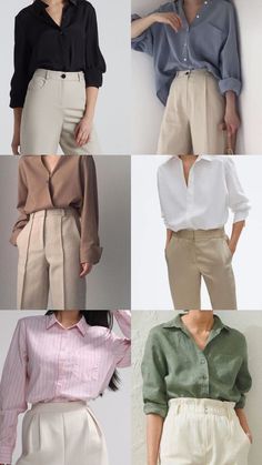 Smart Casual Women Outfits, Casual Women Outfits, Simple Casual Outfits, Smart Casual Women, Match Outfits, Mix Match Outfits, Colour Combinations Fashion, Color Combos Outfit, Casual College Outfits