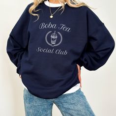 Thanks for supporting my small business! Size and Fit :  This is a unisex sweatshirt so will fit a bit looser. If you want this sweatshirt truly oversized, we recommend sizing up 1-2 sizes. Check size chart for your best fit! Details and Fabric : 50% cotton, 50% polyester Rib knit collar Care :  Machine wash with cold water Tumble dry on low heat  Production and Shipping : Production time : 2-5 days Shipping : 2-5 days From order date to arrival, your product will take anywhere from 4-10 days *S Sweatshirt Outfit Women, Dermatology Nurse, Crewneck Sweatshirt Outfit, Crew Neck Outfit, Aesthetic Nurse, Nurse Injector, New Grad Nurse, Navy Crewneck, Cosmetic Dermatology