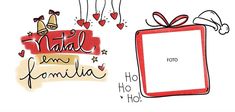 a drawing of a red box with a bow on it and the words natl im familia written in spanish