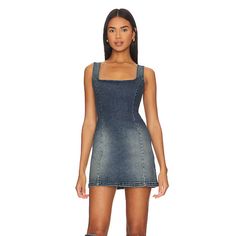 New Eb Denim Women’s Size Xs Devan Denim Mini Dress In Tommy Wash Sleeveless Scoop Neck Back Zipper Stretch Denim Unlined Intentional Fading Brand New With Tag Cheap Mini Denim Dress By Forever 21, V-neck Denim Mini Dress, Denim Blue Cotton V-neck Mini Dress, Fitted Denim Dress With Zipper Closure, Mini Length, Forever 21 Denim Mini Dress, Affordable Mini-length Forever 21 Denim Dress, Aztec Dress, Denim Dresses, Mini Tank Dress