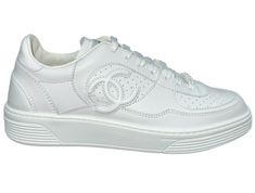 Chanel 23A White Calfskin Leather CC Logo Tie Flat Runner Trainer Sneaker 41.5 ********** Chanel ********** Brand: Chanel Size: 41.5 (know your Chanel size) Season: 23A Color: White Style#: G45079 B13302 NP503 Style: Sneaker Material: Calfskin CC side large logo Lace up tie front Chanel black CC front logo White calfskin leather material Chanel tongue logo Large CC bottom logo *** SOLD OUT WORLDWIDE / IMPOSSIBLE TO FIND *** Brand new in box, comes with original box and dust bag 100% Authentic or your money back Great gift I ship worldwide Any other questions just ask, I will be happy to answer them eBay store powered by Shopping Feed. Chanel Brand, Trainer Sneakers, Chanel Black, Cc Logo, White Style, Leather Material, Ebay Store, Calf Skin, Original Box