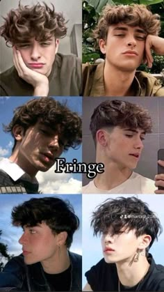 Men’s Hairstyles - Aesthetic Hairstyles - Trendy Haircuts - Hairstyle Inspirations Aesthetic Hairstyles Guys, Short Aesthetic Hair Men, Short Fluffy Hair Men, Short Mens Haircut Curly, Shag Haircut Men, Guys Haircuts, Curly Hairstyles For Men, Hair Cut Guide