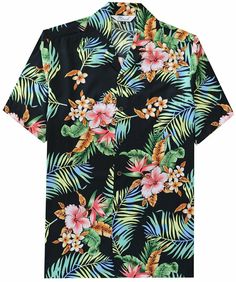 Hawaiian Shirts For Mens hibiscus Floral Plumeria Flower Leaf Leave Beach Aloha Casual Holiday Short Sleeve Camp Cruise Vacation Tourist Funny Fun Get comfortable & look fabulous in these Beach Aloha Casual Holiday Hawaiian Men’s Shirts, this shirt is very versatile & easy to dress up. These stylish shirts are made from 100% Polyester Fabric. This indeed ensures highest level of comfort as casual wear. This shirt is designed according to the latest trends with absolute perfection which will incr Mens Beach Shirts, Aloha Party, Hawaiian Men, Ugly Christmas Shirts, Banana Print, Matching Couple Shirts, Tropical Shirts, Fits With Shorts, Flower Leaf