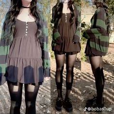 Gothic Cottagecore Fashion, Gothic Outfits, Grunge Style, Edgy Outfits, Goth Fashion, New Outfits