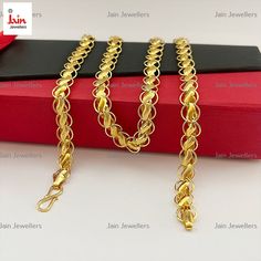 ❤️About the Item❤️ ✔ A detailed designer men's Chain handcrafted by experienced craftsmen in real solid gold. ❤️DISCOUNT AND OFFERS❤️ ✔ Please contact us for any discounts or offers that are available on this item. We also provide discounts on bank transfers. Please check the payments methods below! ❤️CUSTOMIZATION❤️ ✔ Please check our designs listed in our store and don't hesitate to contact us with any custom made jewelry piece. ✔ We can engrave custom text of your choice, just drop a message 22k Yellow Gold Jewelry With Chain, Luxury 22k Gold Chain Necklace, Saudi Gold Chain Design, Luxury 14k Gold Chain Necklace In Gold-tone, Luxury Hallmarked Yellow Gold Chain Necklace, Real Gold Chains, Precious Jewels, Yellow Gold Engagement Rings, Chains For Men