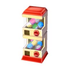 an object that is made out of legos and has two shelves with different colored objects inside