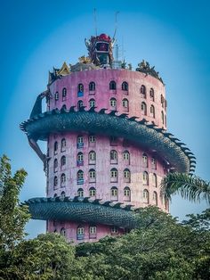 the dragon temple wat sam phran in bangkok thailand