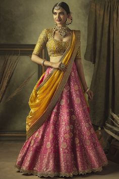 MARGAZHI EDIT 03 – Studio 149 | Fashion Boutique Studio Lehenga Saree Design, Half Saree Lehenga, Indian Outfits Lehenga, Yellow Lehenga, Wedding Lehenga Designs, Lehenga Designs Simple, Indian Bride Outfits, Traditional Indian Dress, Half Saree Designs