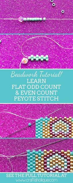 beading instructions for beginners to learn how to use beads