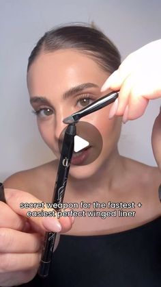 Modern Cat Eye Makeup, Quick Easy Eye Makeup, Cat Eye Makeup For Beginners, January Jones Makeup, Clean Eye Makeup Look, Best Makeup For Brown Eyes Brunettes, Eye Makeup With Bangs, Makeup Tutorial Simple Natural