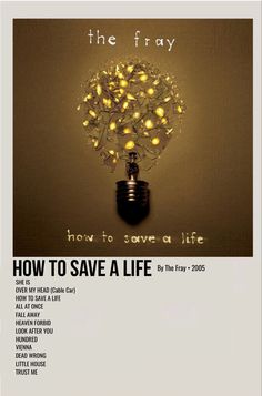 a light bulb with the words how to save a life