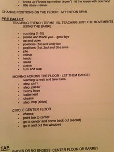 the instructions for how to make a dance floor plan are shown in black and white