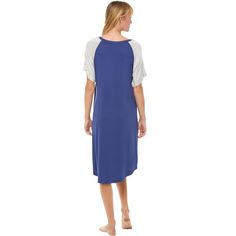 This t-shirt style, nursing gown is suitable for new mothers as a maternity hospital nightgown, postpartum sleeping gowns, breastfeeding pajama dress, labor delivery gown or casual t-shirt. Nursing Friendly Short Sleeve Sleepwear, Nursing-friendly Short Sleeve Sleepwear, Blue Nursing Friendly Sleepwear, Spring Casual Nursing-friendly Sleepwear, Casual Maternity Nursing-friendly Sleepwear, Blue Short Sleeve Nursing-friendly Maternity Dress, Blue Nursing Friendly Short Sleeve Maternity Dress, Blue Short Sleeve Maternity Dress, Nursing Friendly, Comfortable Blue Dresses For Loungewear