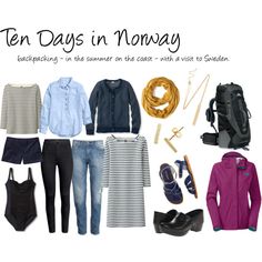 ten days in norway - backpacking in the summer on the coast with a visit to sweden