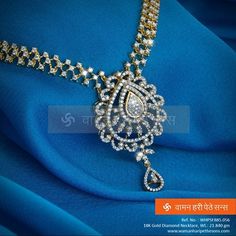 A beautiful blend of tradition & style, a very pretty #gold #diamond #necklace from our jewellery collection.  Click here to view more: http://bit.ly/1iqPQoi  #jewelerycollection #indianjewellery #jewellerylove #marathi #traditionaljewellery #goldjewellery #ethnicjewellery #wedding #indianwedding Indian Jewellery, Jewellery Collection, Indian Wedding, Diamond Jewelry, Beautiful Jewelry, Gold Diamond, Diamond Necklace, Gold Jewelry