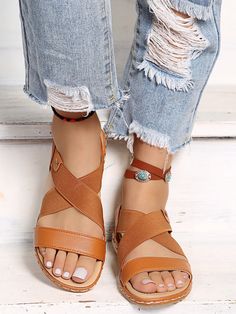 SPECIFICATIONSWith Platforms: YesUpper Material: PUStyle: LEISURESize: 36 37 38 39 40 41 42 43Side Vamp Type: CoveredSandal Type: BasicPlatform Height: 3-5cmPattern Type: SolidOutsole Material: RubberOrigin: CN(Origin)Occasion: CasualModel Number: HFD8342Item Type: SandalsInsole Material: PUHeel Type: WedgesHeel Height: Med (3cm-5cm)Gender: Women, Woman, Lady, Ladies, Female, AdultsFit: Fits true to size, take your normal sizeFashion Element: PlatformDepartment Name: AdultClosure Type: Slip-OnBr Casual Sandals With Textured Footbed And Cross Strap, Brown Cross Strap Sandals For Spring, Brown Cross Strap Sandals For Vacation, Casual Brown Cross Strap Sandals, Casual Brown Sandals With Cross Strap, Casual Brown Cross-strap Sandals, Brown Synthetic Sandals With Cross Strap, Brown Synthetic Cross Strap Sandals, Casual Open Toe Cross-tied Sandals