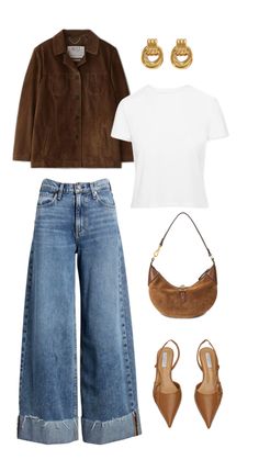 Pinterest girl, Pinterest outfits, outfit inspo, outfit ideas, summer outfits, fall transition outfits, summer fashion, fall fashion, leather jacket outfits, vacation outfits, neutral outfits, Pinterest aesthetic, Suede, neutral style, brown, heels, jeans, fashion, style inspo Outfit Layout, Outfit Inspiration Fall, Fall Aesthetic, Casual Work Outfits, Early Fall, Lookbook Outfits, Fall Winter Outfits, Everyday Outfits