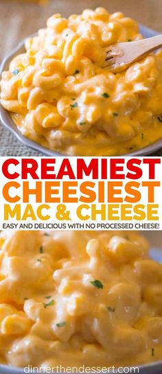 this creamy macaroni and cheese recipe is so easy to make it's the perfect side dish