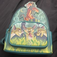 Brand New With Tags And Stuffing To Keep Its Shape Green Accessories, Loungefly Bag, Disney Lion King, Loungefly Disney, Backpack Brands, Be Prepared, Cute Bags, Mini Backpack, Accessories Branding