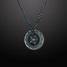 Calling all time travelers! Drawing inspiration from the ancient Italian aesthetics, our Roman Sundial necklace elevates your look with its classic design inspired by the Roman era. A timeless touch of elegance to your fashion expeditions. Included, Amulet and Chain Stainless Steel with Graphite PVD Nickel Free and Lead Free Roman Sundial Amulet, 1" Length Curb Chain, 24" Length Racing Track, Time Travelers, Roman Era, Amulet Necklace, Meaningful Jewelry, Top Gear, Curb Chain, Jewelry Pouch, Time Travel