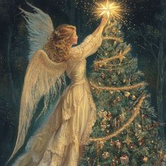 Ultimate Christmas Angels Christmas Graphic Spiritual Christmas Tree, Christmas Angel Drawing, Christmas Angels Images, Gold Christmas Aesthetic, Falling For Christmas, Angels Images, Angel Outline, Family Holiday Card, Fantasy Christmas