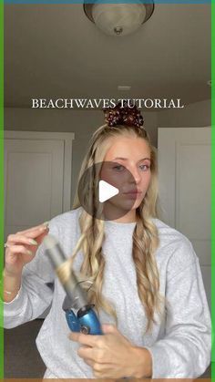 Mermaid Waves, Classy Business Outfits, Hair Waver, Natural Hair Care Tips, Hair Jewels, Retro Hairstyles, Loose Curls, Curling Iron, Hair Care Tips