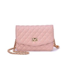 Express your trendiness by sporting this fabulous women's crossbody wallet by Mellow World, featuring a stylish quilted design. HANDBAG FEATURES Strap can be folded for shorter carry or tucked in to use as a clutch HANDBAG DETAILS 5"H x 7.5"W x 1.5"D Drop down length: 21.5" Twist-lock closure Chain-link straps Interior: 1 zip pocket Gold tone hardware FABRIC & CARE Faux Leather Polyester lining Spot clean Gift Givers: This item ships in its original packaging. If intended as a gift, the packagin Chic Quilted Wallet On Chain, Chic Quilted Wallet On Chain For Everyday, Quilted Crossbody Wallet For Everyday Use, Everyday Quilted Crossbody Wallet On Chain, Quilted Rectangular Wallet On Chain For Everyday, Everyday Quilted Rectangular Wallet On Chain, Quilted Rectangular Wallet On Chain, Baby Gear Essentials, Misty Rose