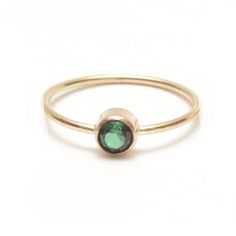 Simple Ethicall Emerald Circa Ring from Favor Jewelry Dainty Gold Band, Simple Stacking Rings, Rings Emerald, Made Jewelry, Bohemian Rings, Minimal Jewelry, Put A Ring On It, Emerald Stone, Silver Band Ring