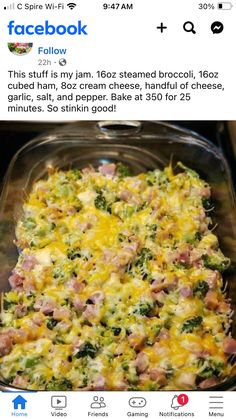 Soft Food Recipes, Ham And Broccoli, Low Carb Easy, Low Carb Casseroles, Soft Food, Low Carb Dinner, Broccoli And Cheese, Low Carb Keto Recipes