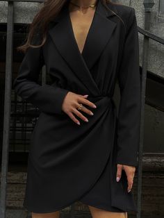 Lux Dress, Lapel Dress, Stylish Dresses For Girls, Online Fashion Store, Sleeve Bodycon Dress, Long Sleeve Bodycon, Dress Elegant, Long Sleeve Bodycon Dress, Online Fashion Stores