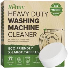 eco friendly heavy duty washing machine cleaner tablets