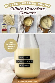 coffee creamer recipe white chocolate creamer