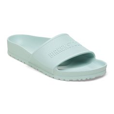 Light-as-air and designed to go with the flow. The Barbados slide is made from water-friendly material giving you a flexible design built on the contoured footbed you love most. The perfect throw-and-go style for everything from the pool to post-workout. Contoured footbed for legendary BIRKENSTOCK® support Made from one piece of molded EVA Water-friendly lightweight & flexible Made in Germany Lightweight Summer Slides For Outdoor, Lightweight Slides For Summer Outdoor, Breathable Synthetic Slides For Beach, Lightweight Slides For Beach, Lightweight Beach Slides With Arch Support, Lightweight Slides For The Beach, Summer Slides With Arch Support, Birkenstock Barbados, Eva Birkenstock