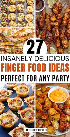 different finger food ideas that are perfect for any party