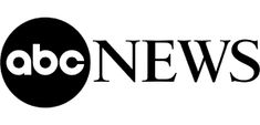 the abc news logo on a white background