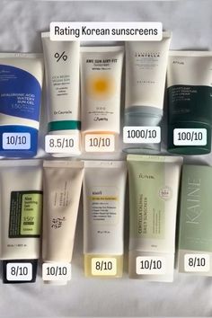 Top Rated Skin Care Products, Korean Sunscreen, Forehead Acne, Best Night Cream, Best Skin Care Routine, Korean Skin Care, Facial Skin Care Routine